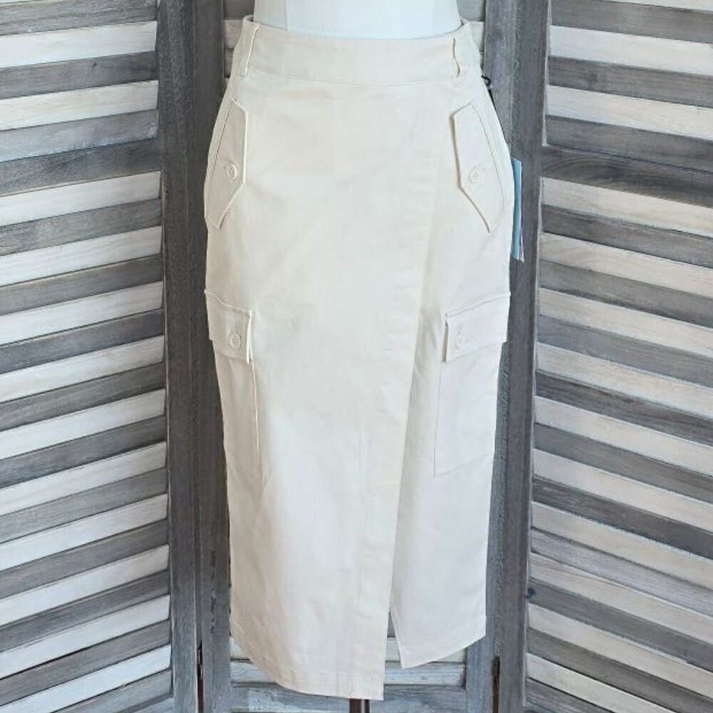 Women's Cargo Wrap MIDI Skirt | Future Collective | 17